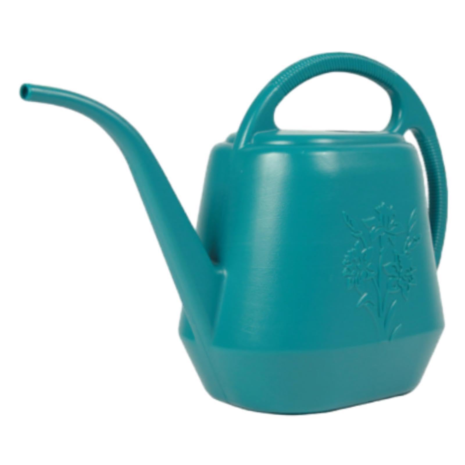 mophrati Garden Watering Can With Long Spout Removable Nozzle Ergonomic Handle 4L Capacity Watering Pot Which Is Not Easy To Slip Garden Can Indoor Outdoor, Green, 38x24.5cm