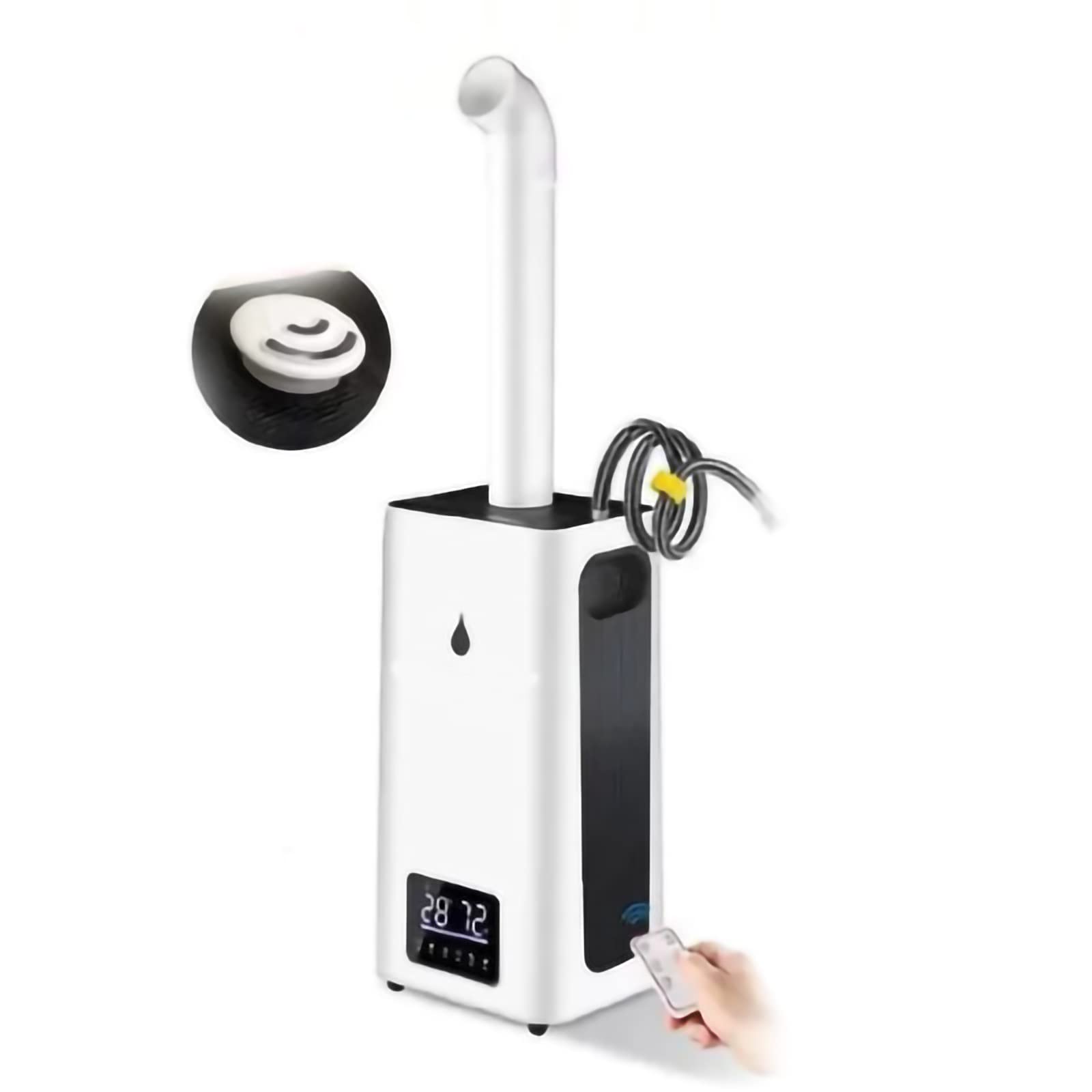 IUokLU Humidifier 23 8L Upgrade Large Capacity Industrial Uer Water Spray Humidifier Smart Easy Clean Air Atomizer Industrial