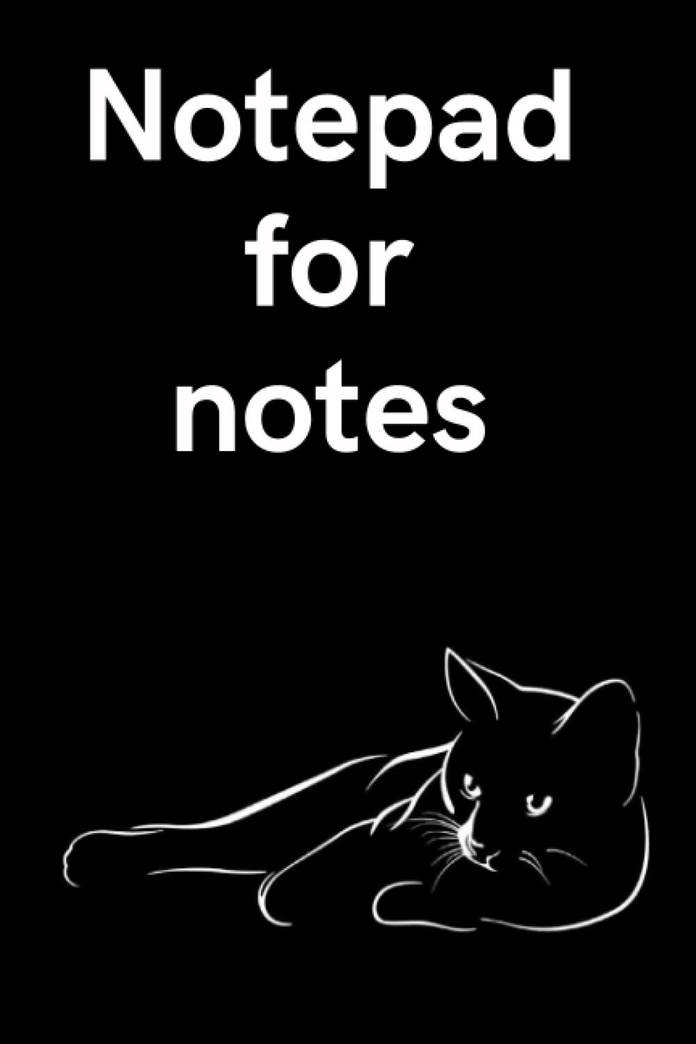 Notepad with a cute kitty cat