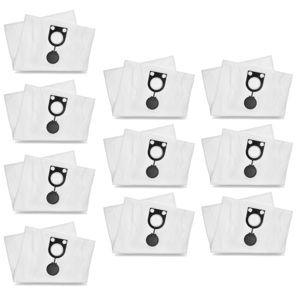 Trade-Shop10x Vacuum Cleaner Bags for Eibenstock DSS 1225, DSS 25, DSS 35, DSS 35 M, DSS 50 A, SS 1200, DSS 1200, DSS 25 A, DSS 25 M, DSS 35 Mip