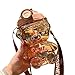 DBHFGJMN Kawaii Bear Shaped Water Bottle, Borraccia Kawaii A Forma di Orso, Sport Plastic Portable Drinking Bottle for Girl Cute Juice Tea Water Cups 1000ml/1400ml