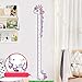 Vinyl Peel and Stick Growth Chart Sticker Cute Unicorn Nursery Wall Decor Decal Kids Room Bedroom Decoration Height Measurements