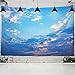 Gobelin ściana wisząca niebieskie niebo chmury narzuta akademik pokrowiec ręcznik plażowy tło dom pokój sztuka ścienna dekoracja (W) 230 × (wys.) 180 cm