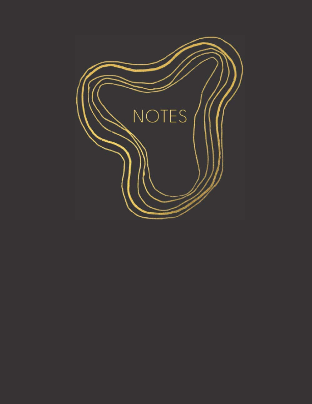Notebook: Wide Ruled Lined Notebook Journal, Minimalist Black and Gold Design, 120 pages, Large (8.5x11 inches) A4 Size