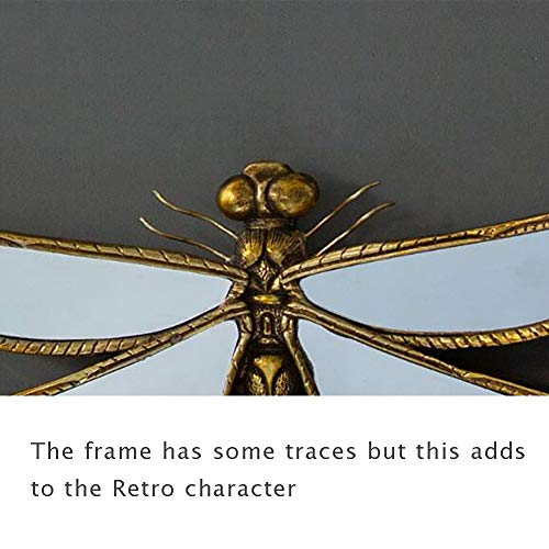 zenggp Hars vlinder/libelle spiegel wanddecoratie meisjes slaapkamer prachtige muurkunst dragonfly - Afbeelding 6