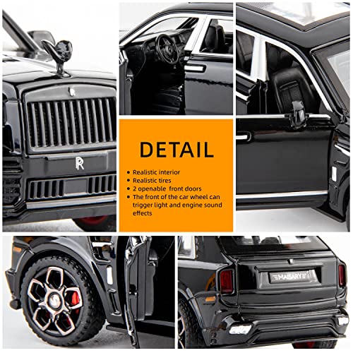 Modelo de auto Rolls Royce Cullinan 1:36 negro miniatura 5