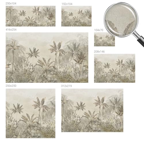 Décoration intérieure haute qualité papier peint jungle tropicale Tulup - 6