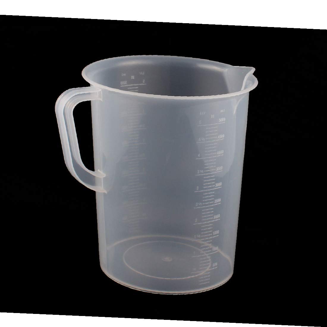 New Lon0167 Juego de cocina Labotary Plástico Transparente Taza de medición Pour Spout Container(Set Küche Labotary Kunststoff Transparent Messbecher Ausgießer Container
