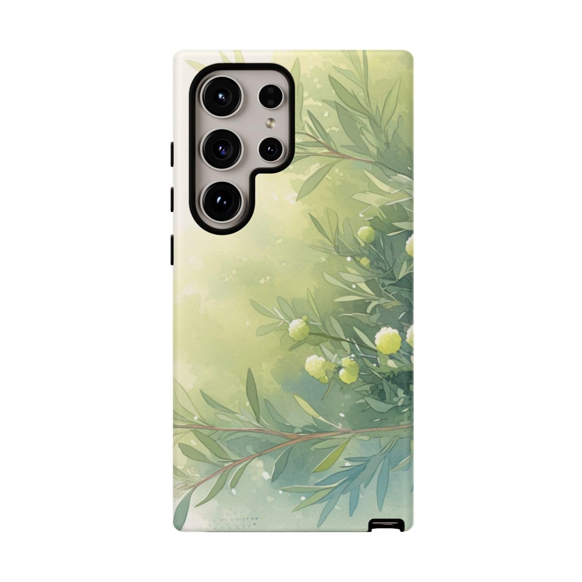 Coque Samsung S24 Ultra rigide mate protection illustration botanique - 5