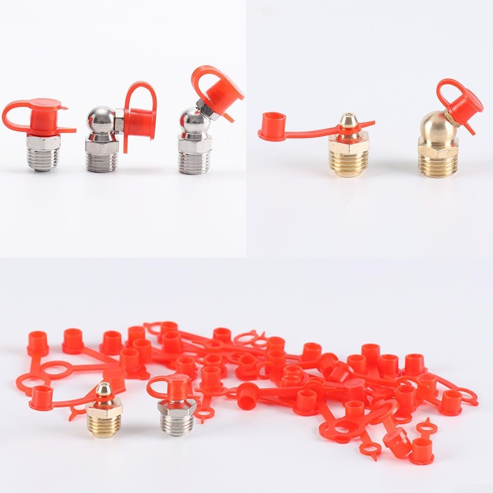 Tappo protettivo per ingrassatore 100 pezzi plastica Φ6 mm auto moto