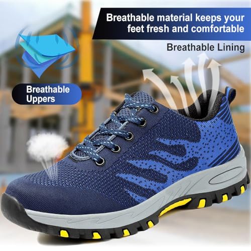 Sicherheitsschuhe 35 Arbeitsschuhe mit Stahlkappe Damen Arbeit Schuhe Frauen Sicherheit Sneaker Turnschuhe Sportlich Schutzschuhe für Kinder Jungen