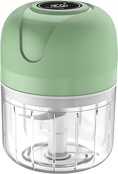 Mini Food Chopper, Electric Garlic Chopper, Baby Food Blender, Wireless Food Processor, Garlic Chili Pepper Food Maker, 100/250ml USB Charging Mini Food Chopper Sund