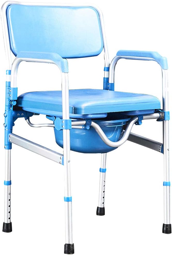 XWZJY 3 in 1 Obesity Bedside Commode Chair Portable Mobile