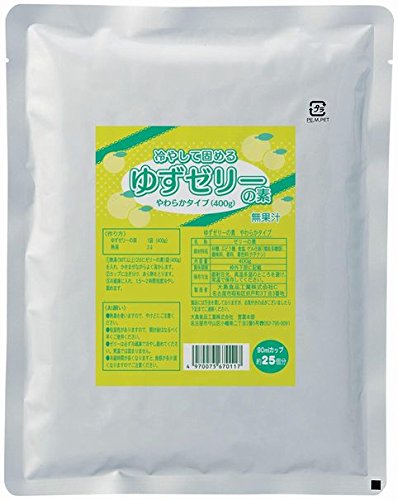 Amazon.co.jp: 大島食品工業 ゆずゼリーの素 やわらかタイプ400g