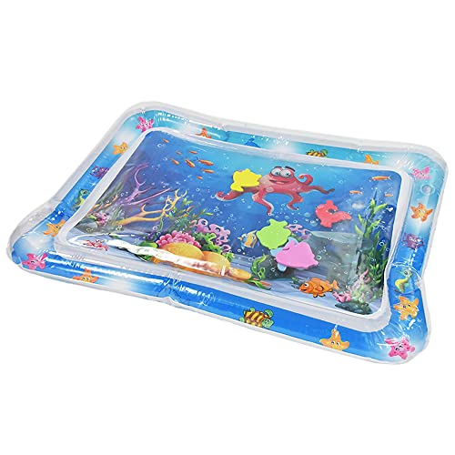 Kögler 89520 - Bunte Wasserspielmatte mit lustigen Tieren, zum...