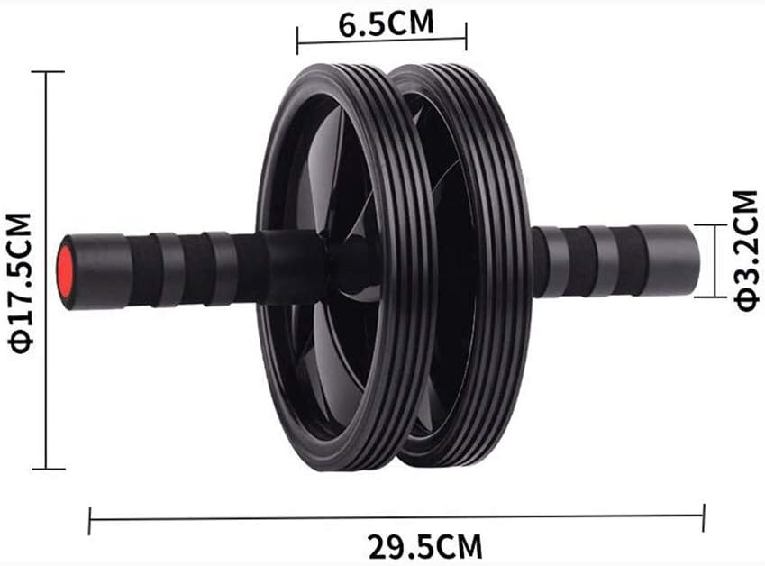 Double-Wheeled Wheel, Abdominal Roller Exercise Equipment - Ab for Home Gym