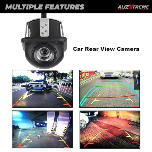 Image of AllExtreme CW-680 170˚Wide Angle HD Display Reverse Camera with Night Vision 1280 x 720 Pixels Water Resistance for AHD Installs