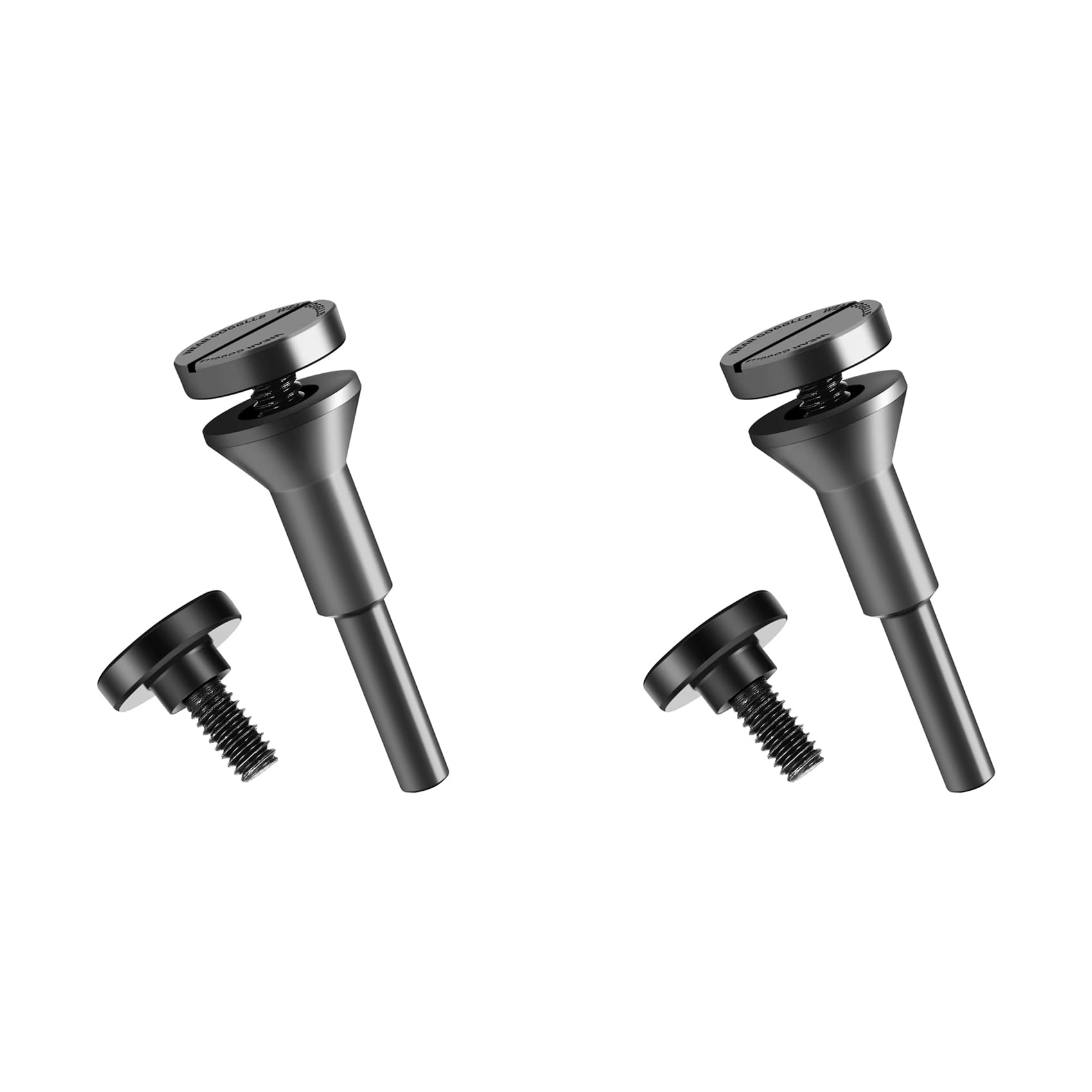 Jnchdghwa Black 2X Mounting Mandrel For Cut-Off Wheels, 6Mm, 10Mm Hole Cutting Disc, Grinding Wheel Saw Blade