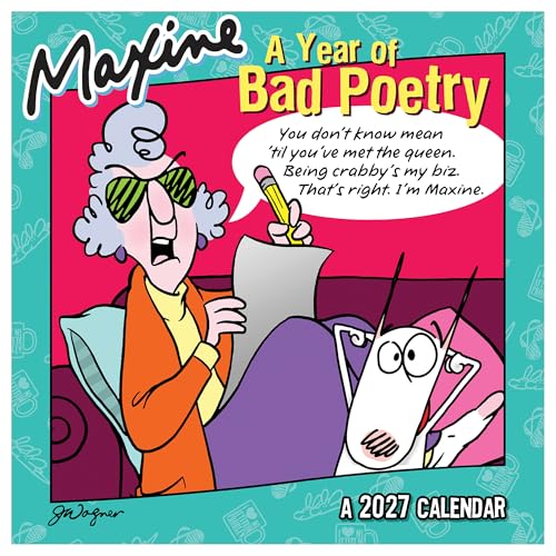 TF Publishing 2027 Maxine Mini Calendar - 7 x 7 inches