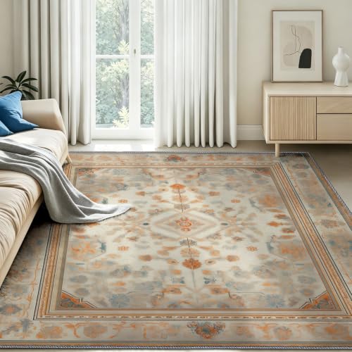 Tapis de Sol Lavable et Antidérapant pour Salon et Bureau - 3