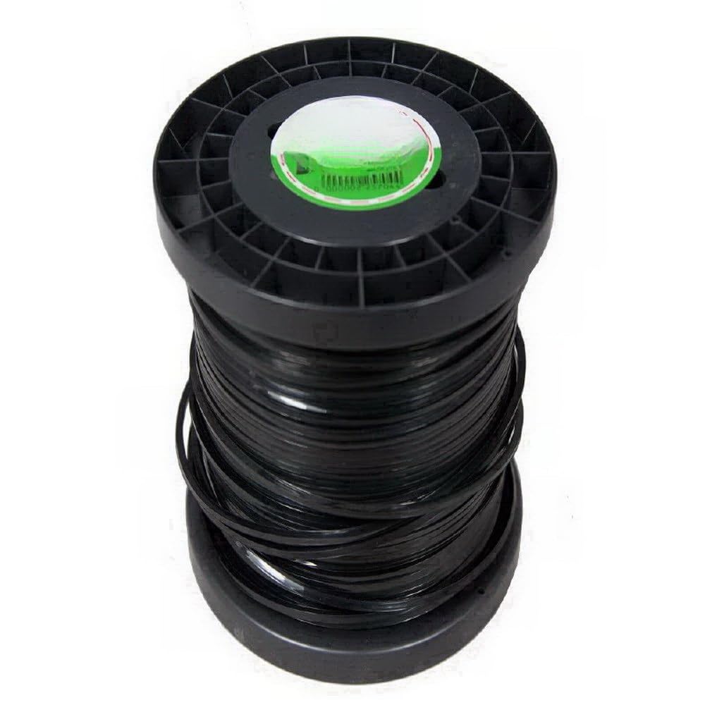 MAMIGA Hilo de Nylon 70 m 3,5 mm Cuadrado Negro para Desbrozadora, Repuesto Universal