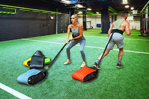 Mir 300Lbs Max Weight Heavy Duty Power Speed Sled With Color Options. At Home, Gym, And Football Training (Speed Black) #TOP5