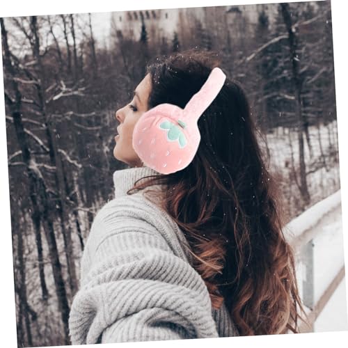 Orejeras de invierno mufas pelo diadema ajustable calentadores orejas mujer felpa 4