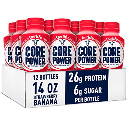 Core Power QSWEET Fairlife 26G Protein Milk Shakes, Ready To Drink For Workout Recovery, Strawberry Banana thumb #10