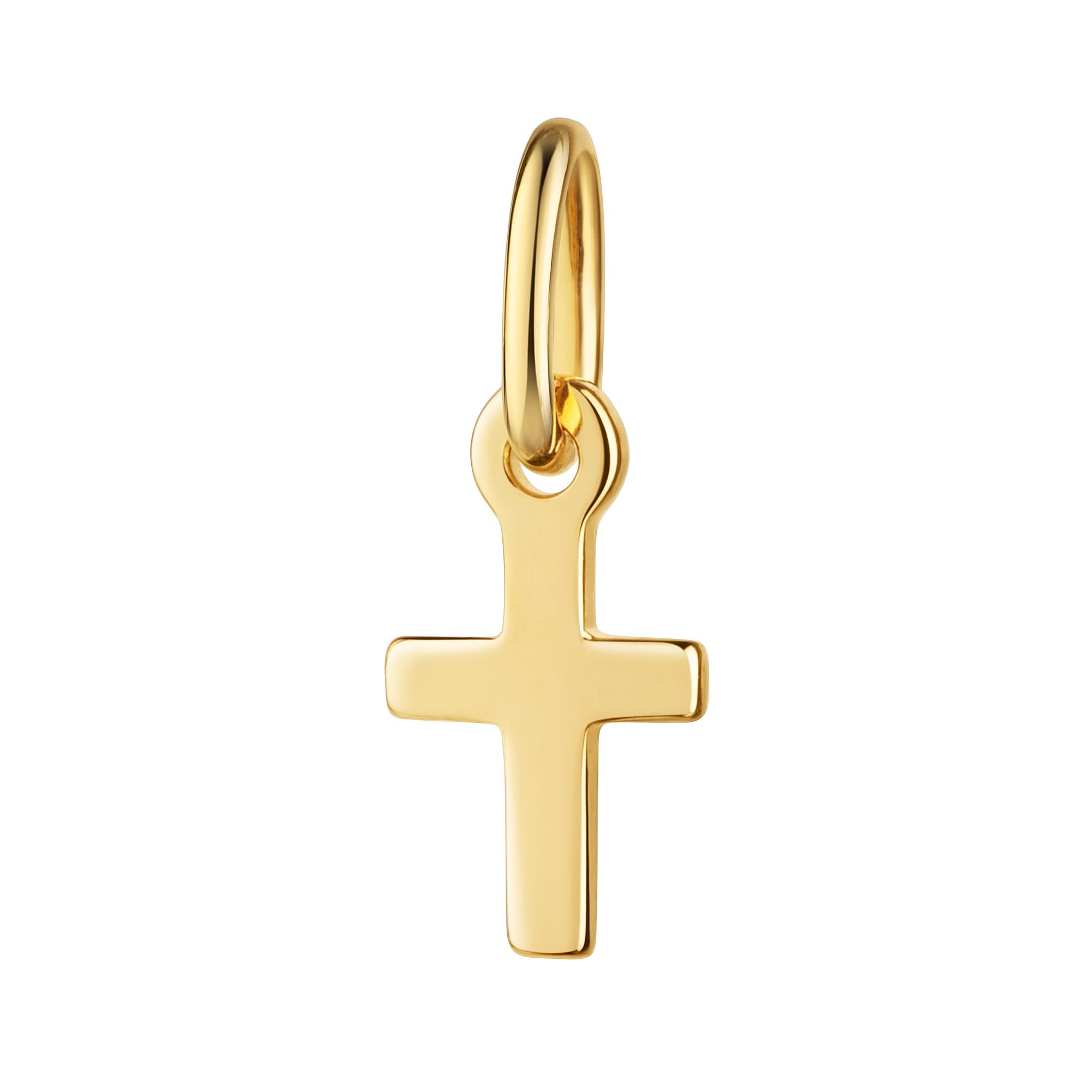 Taufkreuz 333 Gold Kreuzanhänger Goldkreuz für Damen und Kinder Kettenanhänger 8 Karat Gelbgold mit Kette oder ohne Kette wählbar