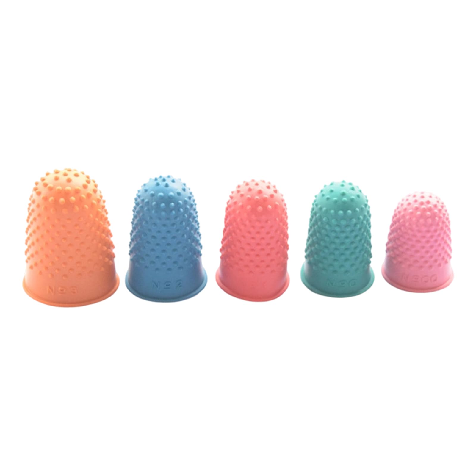 HGENAHGTF Finger Sleeves Enhances Grip Control Suitable for Laboratory Food Service Random Color Dot Grip Finger Sleeves