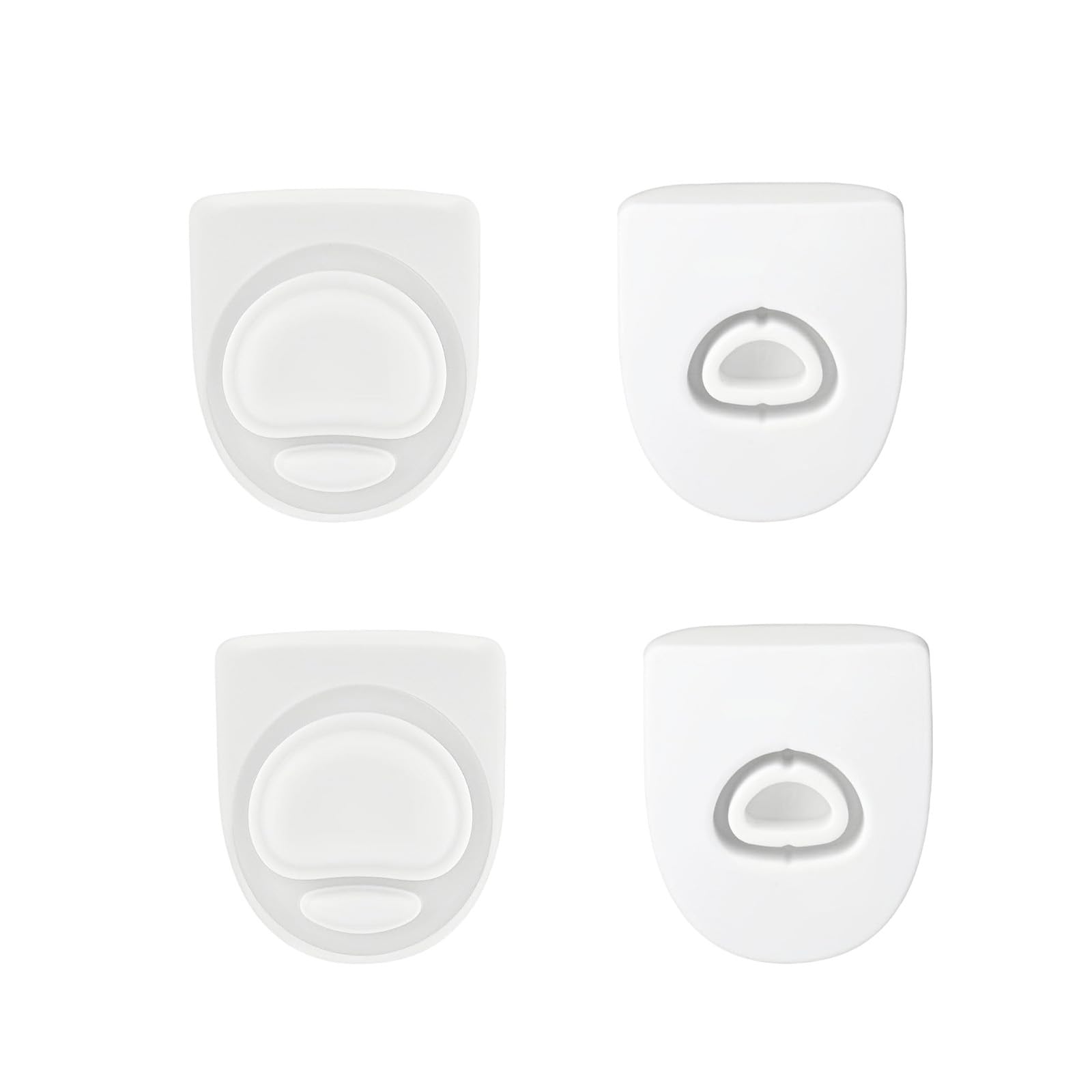 Yrohgkpn White 4Pcs Silicone Replacement Plug Stoppers Water Bottles Top Lid Gasket For 20-40Oz Water Cup Accessories Leakproof Caps Mouth Plug Gasket