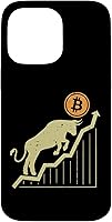 Vista 21 de iPhone 13 Pro Max Bitcoin Bull Graph Bullish BTC Crypto Crypto Cryptocurrency Trader Case