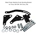 Carrfan Black Power Steering Pump Mounting Bracket for Chevy GM SBC SB Chevy 350