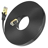 LANケーブル 30m CAT8 PoE防犯カメラ対応 Soohut 高速 lanケーブル 40Gbps/2000MHz カテゴリー8 ランケーブル LLDPE被覆 PoE防犯カメラ対応 屋外用 LAN ケーブル 爪折れ防止 RJ45 コネクタ インターネット (ブラック, 30m)