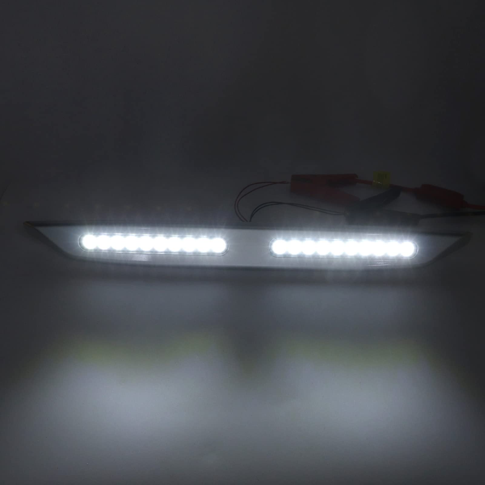 Barra Luminosa per Camper 20 LED Luci per Veranda Luci Esterne Impermeabili Camper per Yacht (SILVER)