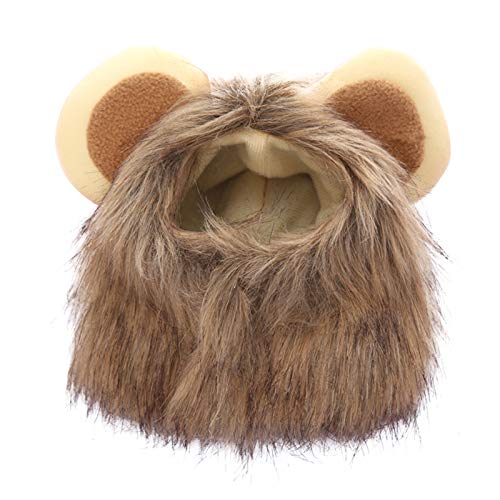 Baugger - Bonito e Fun Pet Costume Peruca Tampas para Emulação Do Cão Do Filhote de Cachorro Do Gato