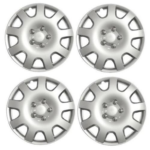 "CHECK WHEEL SIZE"Wheel Trims 15" PEUGEOT 207 2006- Set of 4 Covers + Valve Caps & Ties
