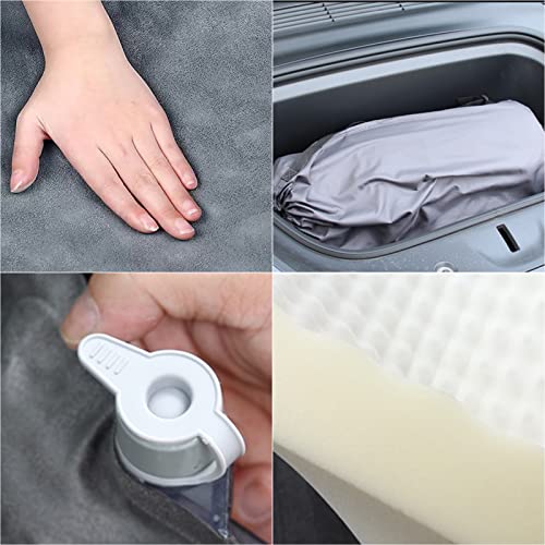 Blcyanue Camping Mattress For Tesla Model Y For Portable Long Travel,Camping Bed Cushion Pillow,Roll Up Floor Mattress,Foldable Trunk Mattress Back Seat Self Inflating Sleeping Pad With Storage Bag Bk #TOP2