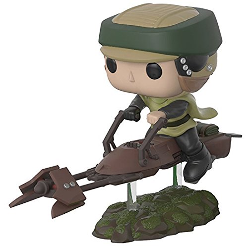 Funko Luke Skywalker W/Speeder Bike (Chase Edition) Pop! X Star Wars - Return Of The Jedi Vinyl Figure + 1 Official Star Wars Trading Card Bundle [#229] #TOP2