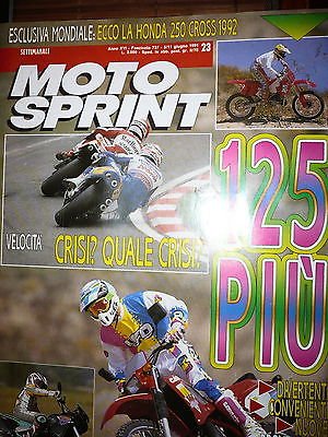 Moto Sprint N.23 '91:Honda 250 Cross'92,Cagiva 125...