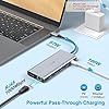 USB C Laptop Docking Station Dual Monitor HDMI for Dell/Lenovo/HP Laptop 14 in 1 USB C Hub Multiport Adapter Dongle Dock USB C to 2 HDMI 4K+DisplayPort+Ethernet+4USB+2USB C+100W PD Charger+SD/TF+Audio #5