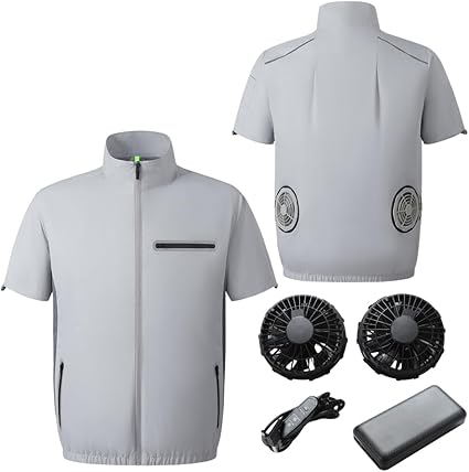 Amazon.co.jp: [PenBille] 空調作業服 冷却服 ァン付き作業服