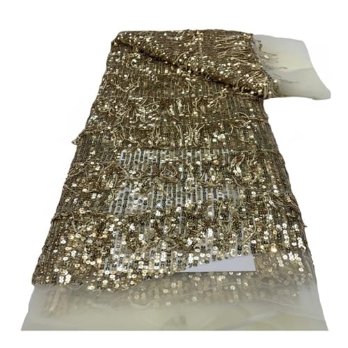 Tela de lentejuelas para trajes de baile latino y vestidos de noche en pasarela