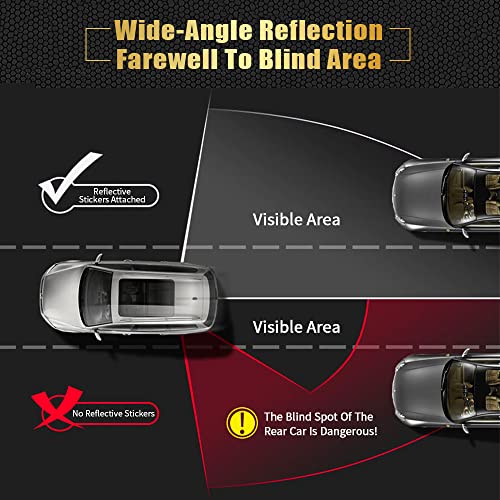 Dreothy 2 adesivi riflettenti serie animali