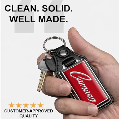 Image of Brotherhood Car Key Chain for Camaro - Classic Models Keychain for Men and Women Gift Key Ring - -