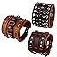 B-3PCS leather brown