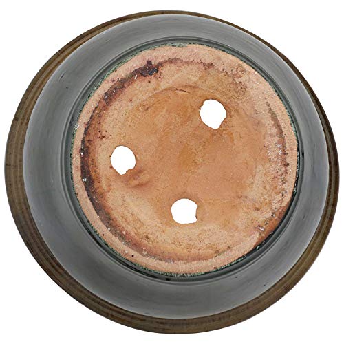 Sunnydaze Studio Ceramic Indoor/Outdoor Planter - Uv- And Frost-Resistant - Forest Lake Green Glazed Finish - 15-Inch #TOP5