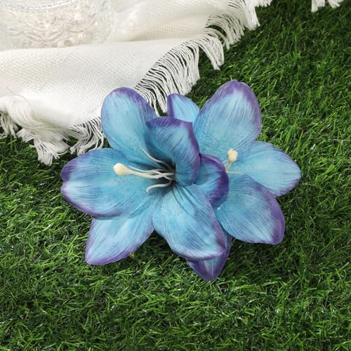 3 Pinzas para el Pelo Flor hawaiana para Mujer miniatura 6