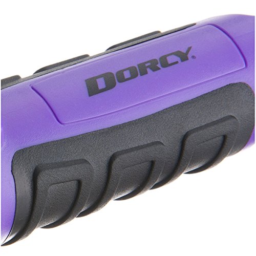 Dorcy 55 Lumen Floating Water Resistant LED Flashlight with Carabineer Clip, Purple (41-2508)