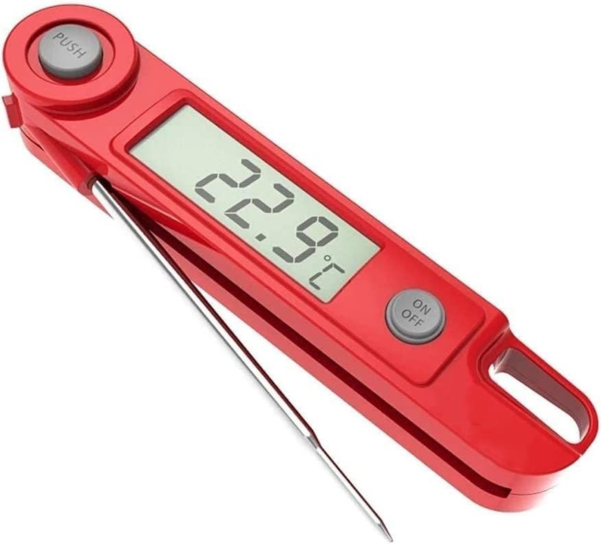 Digital Probe Thermometer Foldable Food BBQ Meat Oven Folding Kitchen